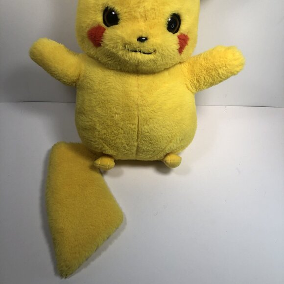 Pokemon DETECTIVE PIKACHU 14” Plush Stuffed Toy by Wicked Cool Toys - Picture 2 of 7